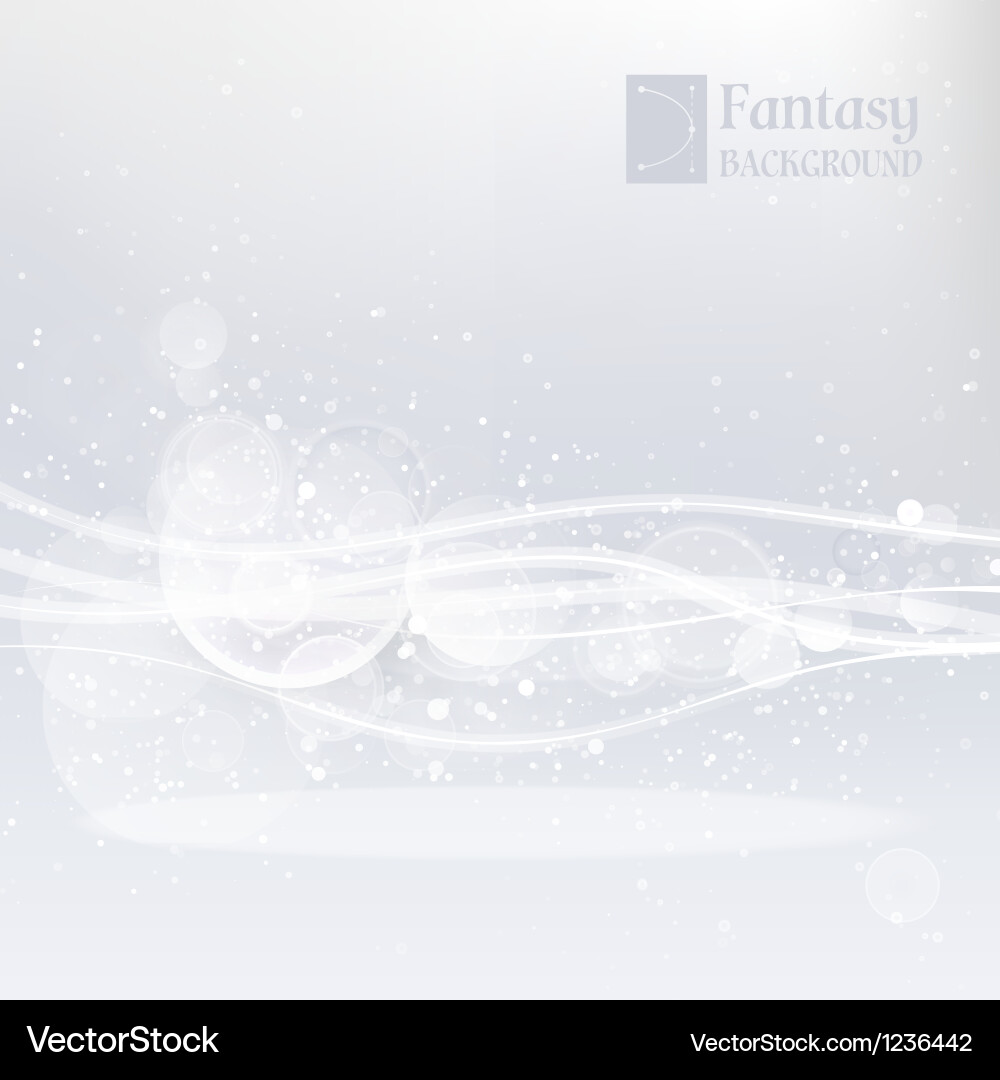 Abstract white background with smooth lines vector image