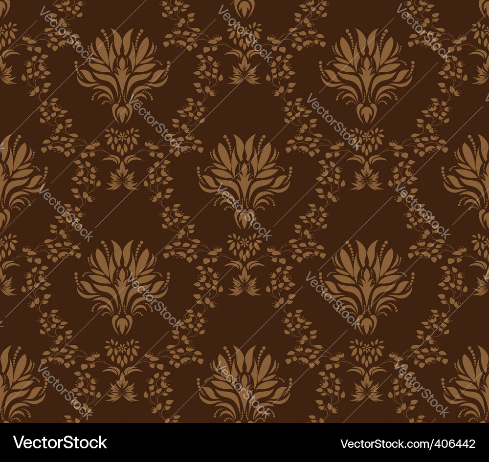 Damask pattern Vector Image