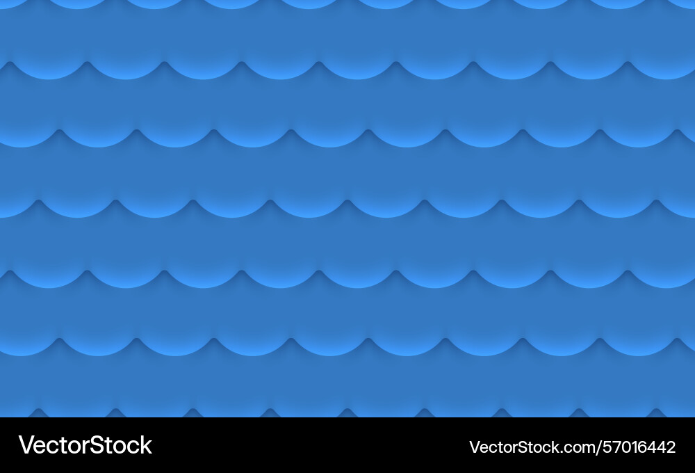 Seamless abstract wave pattern with layered paper Seamless abstract wave pattern with layered paper Vector Image