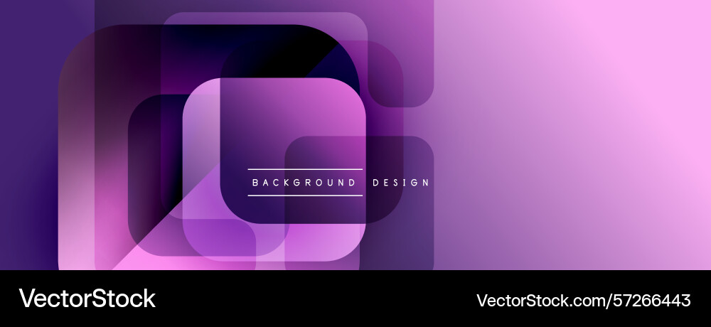 Abstract geometric shapes overlap creating Vector Image