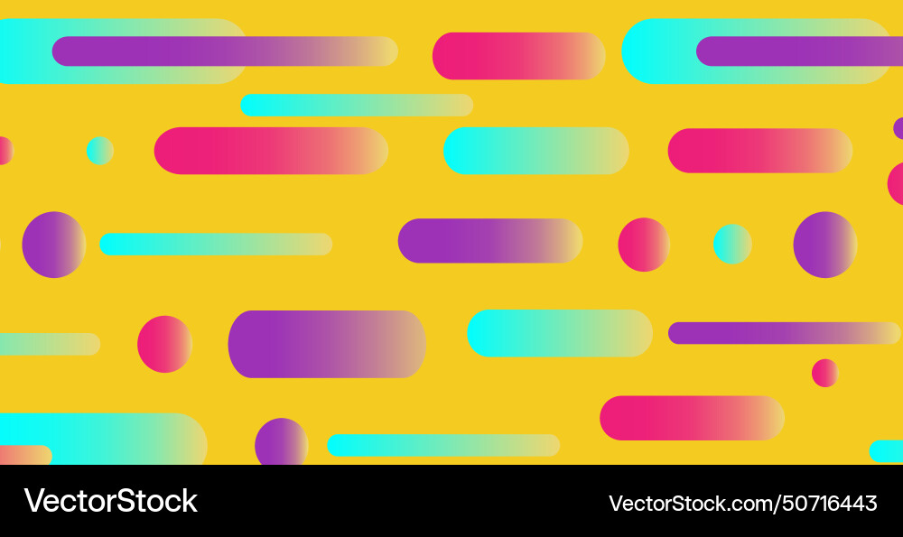 Modern abstraction composition made of various vector image