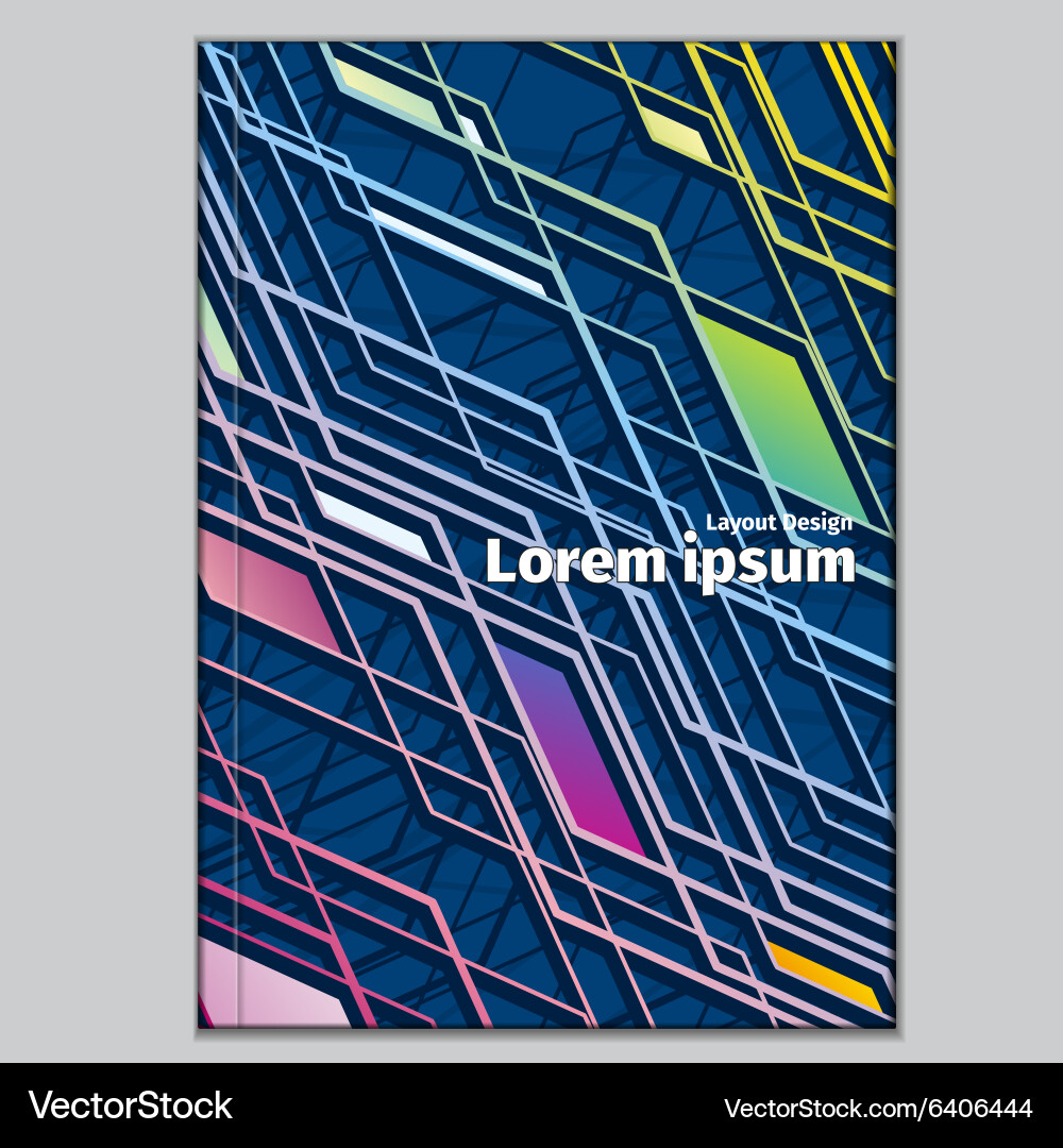 Abstract isometric shape layout for your Vector Image