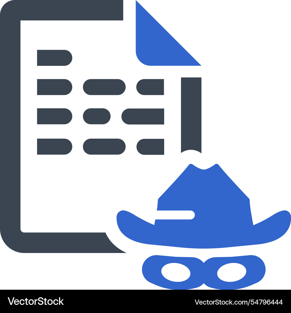 Data hacker icon vector image