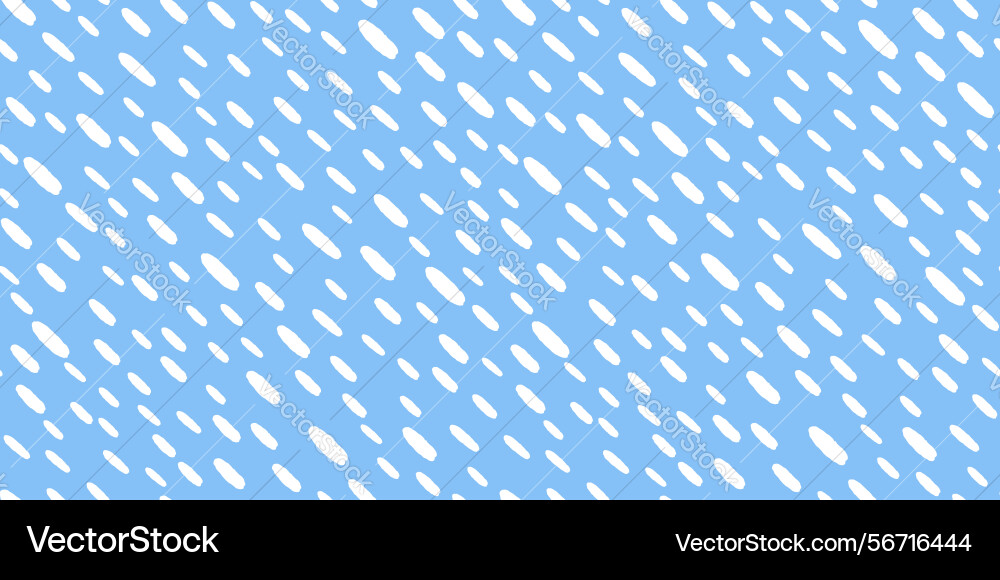 Small dash pattern simple rain background hand Vector Image