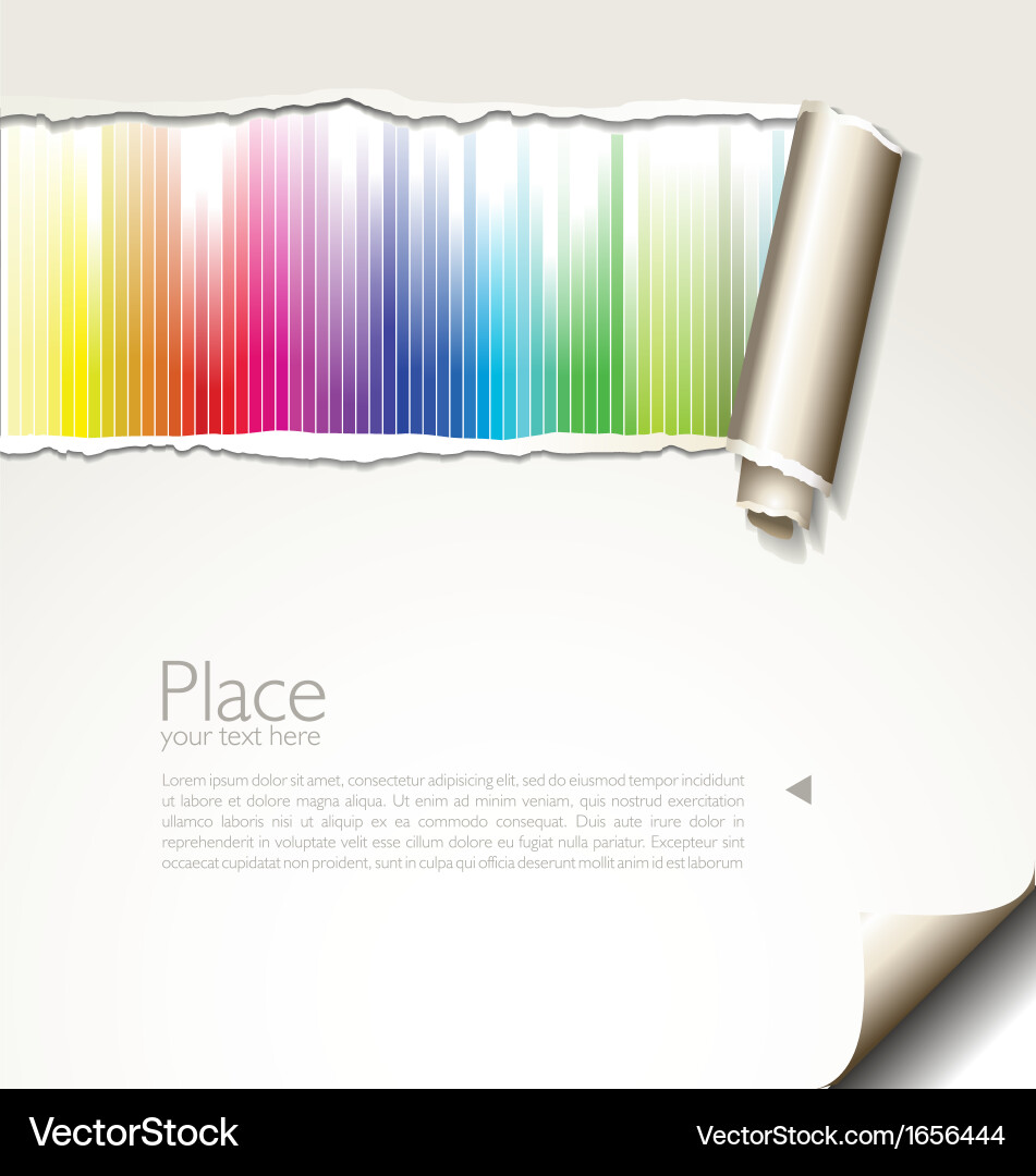Torn Paper Background Vector Image