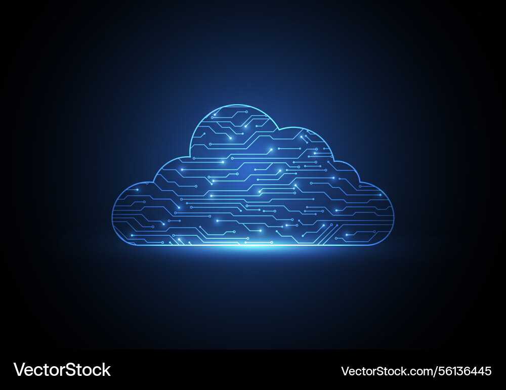 Cloud-Netzwerk Computing-Verbindungskonzept Cloud-Netzwerk Computing-Verbindungskonzept vektorbild