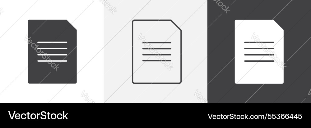 Document icons collection graphic designs for ui Document icons collection graphic designs for ui vector image