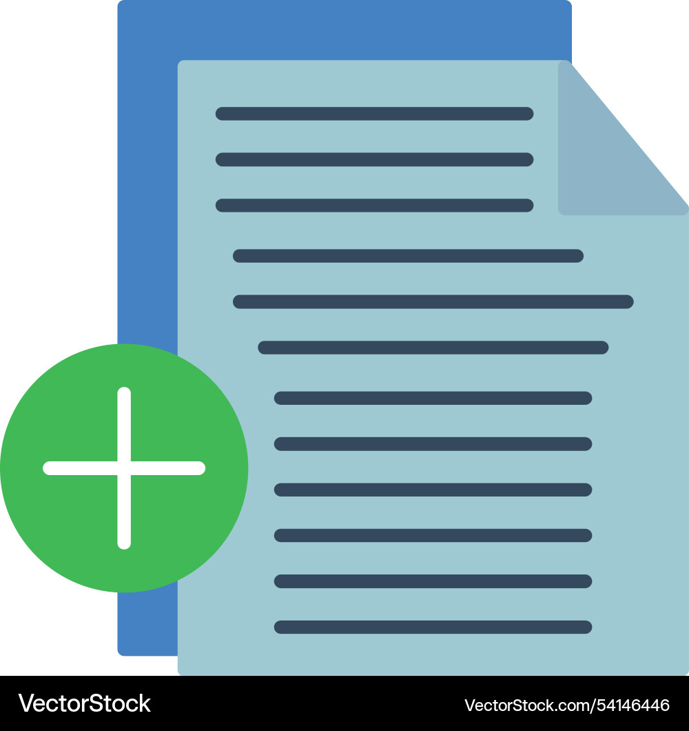 Add file flat icon design vector image