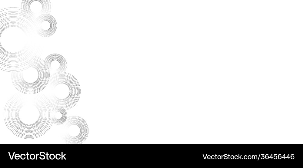Lines in circle form vector image