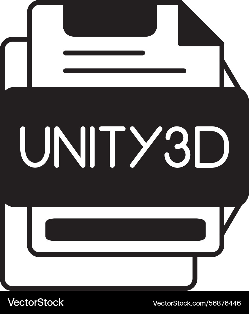 Unity3d icon Vector Image