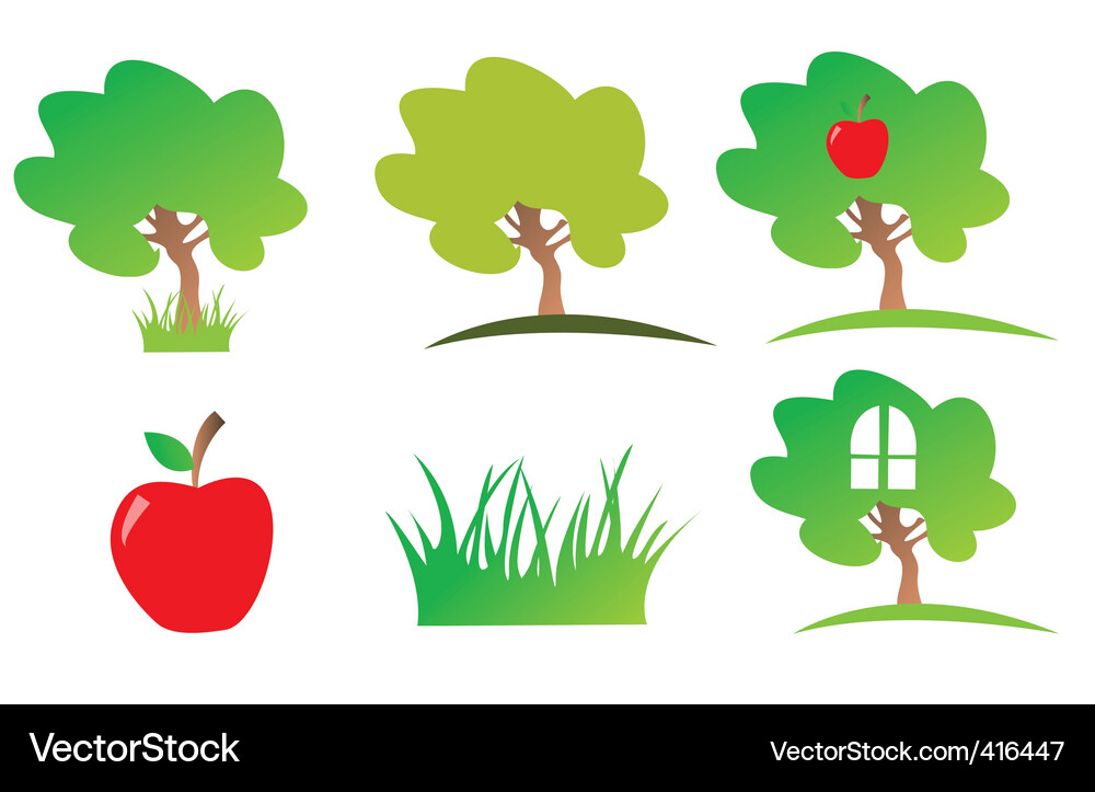 Eco symbols Vector Image