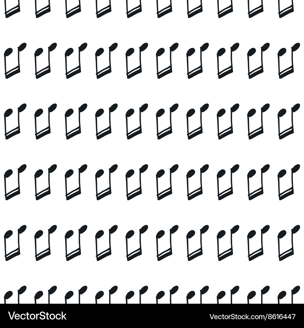 Seamless pattern with music notes Vector Image