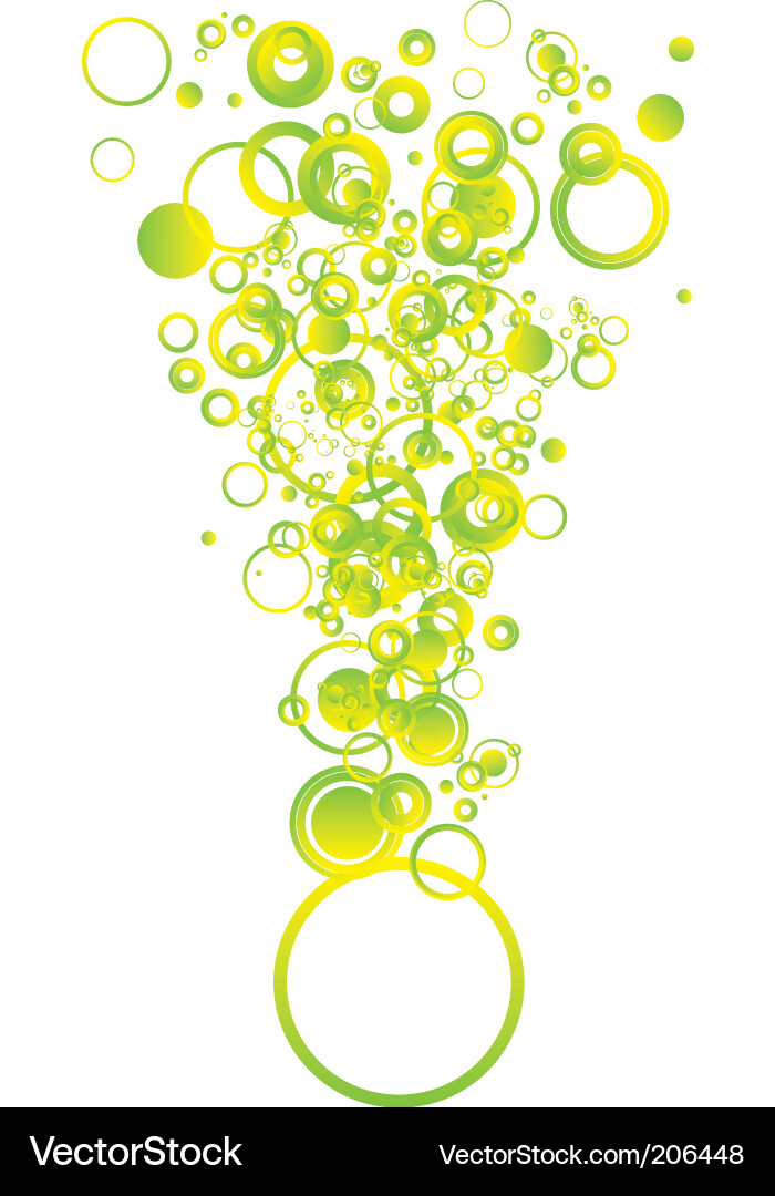 Abstract Bubble Shape Vector Image