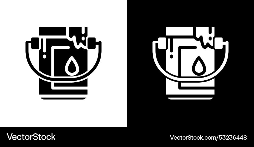 Bucket icon design simple symbol Vector Image