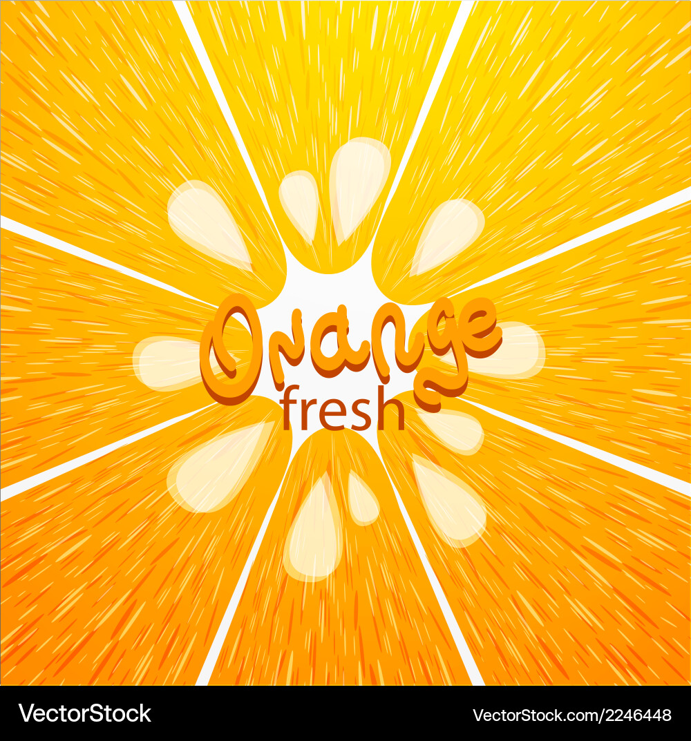 Orange background Royalty Free Vector Image - VectorStock