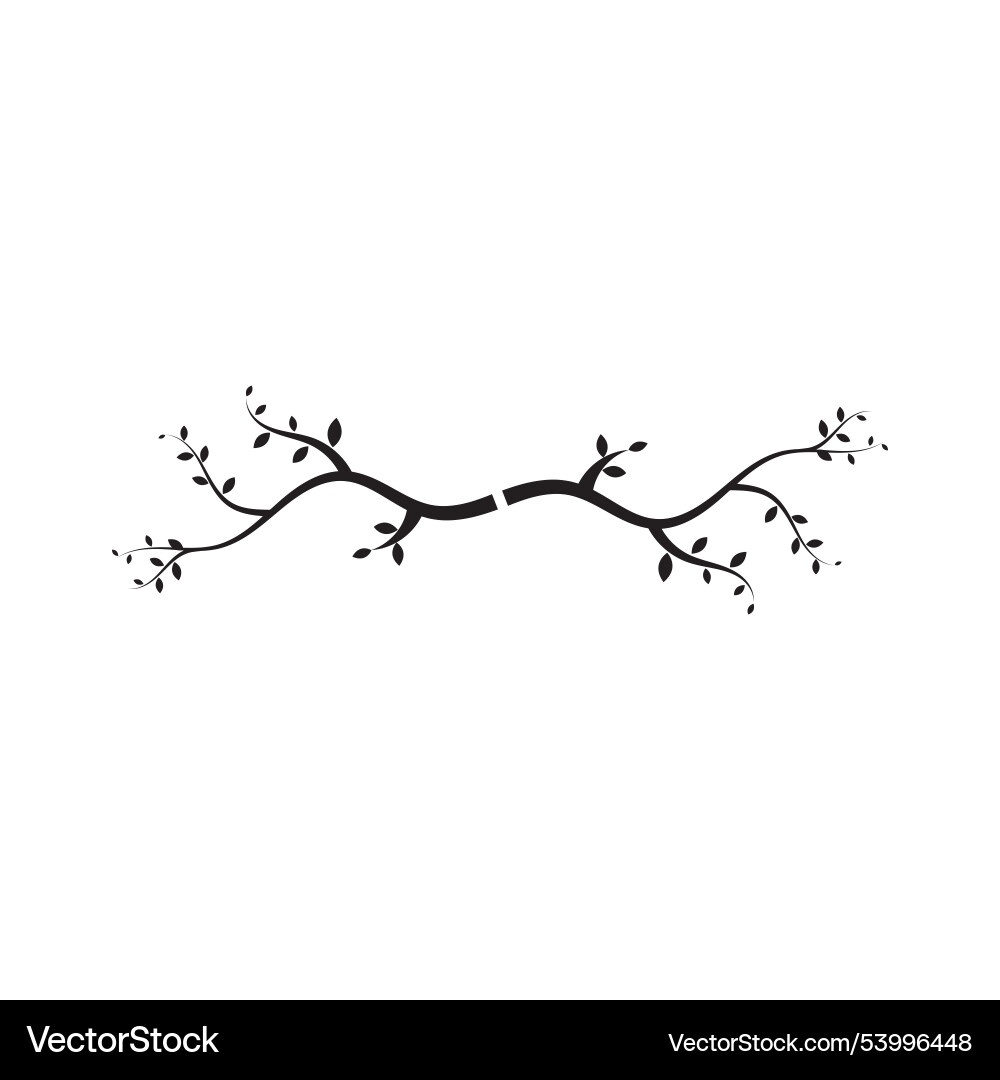 Tree branch design template Tree branch design template Vector Image