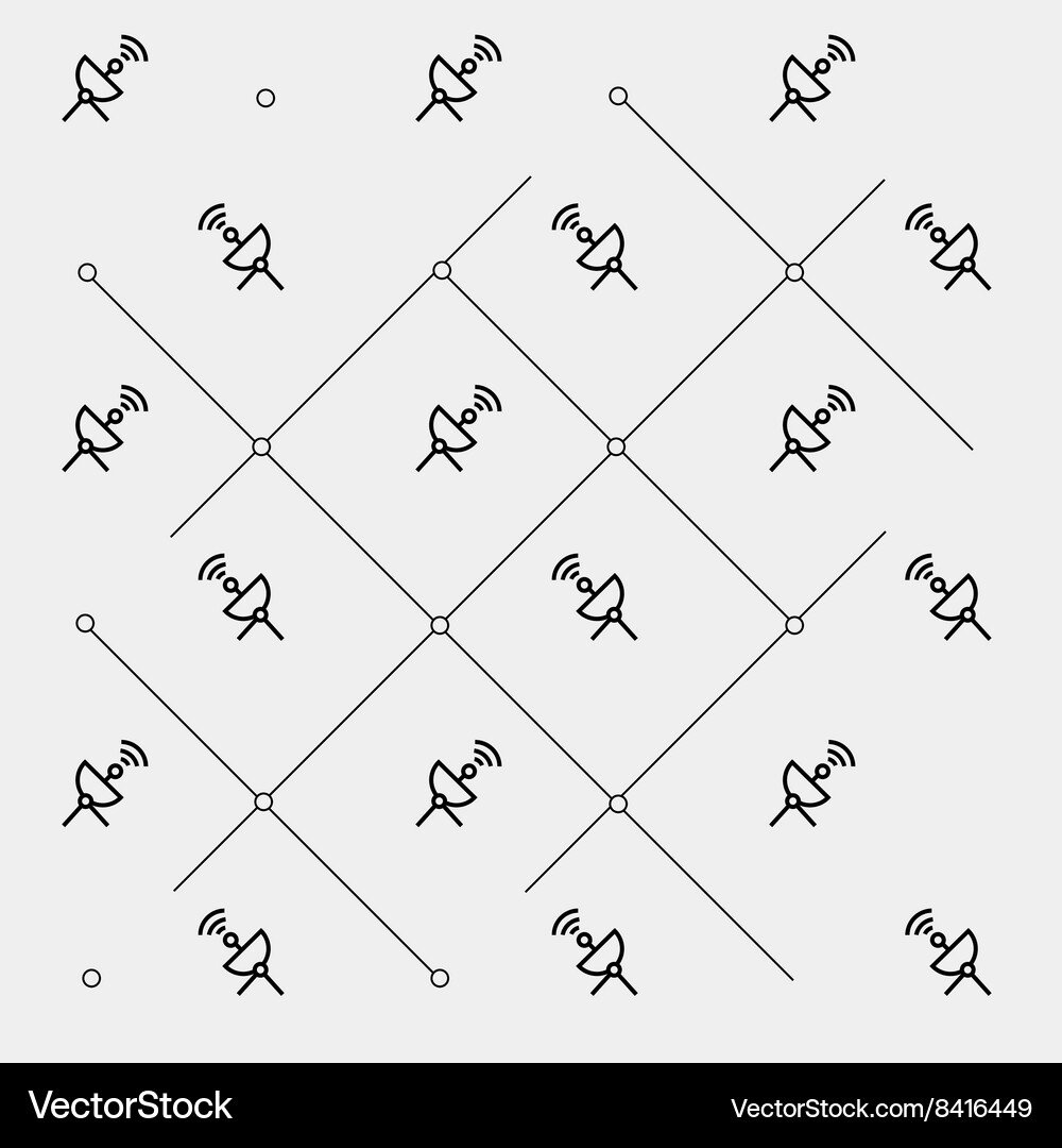 Geometrisch einfache minimale Muster Raum Objekte Vektorbild