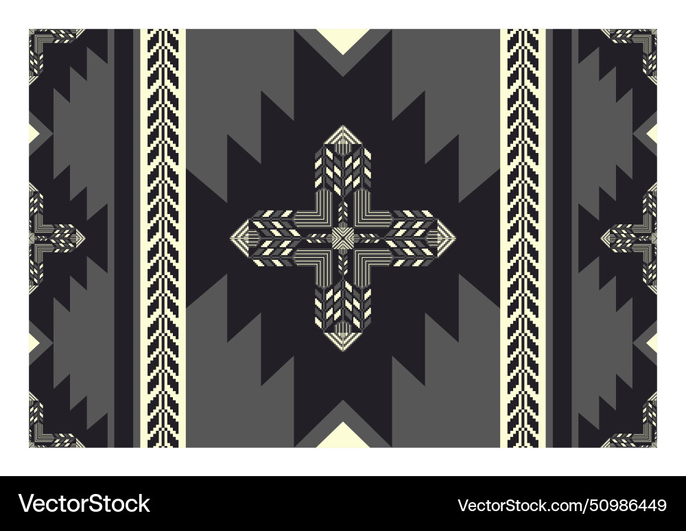 Southwest native american geometric pattern Vector Image