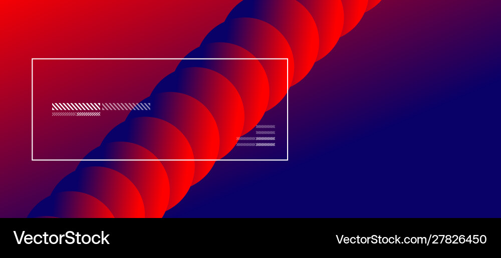 Simple abstract background with neon color circles vector image