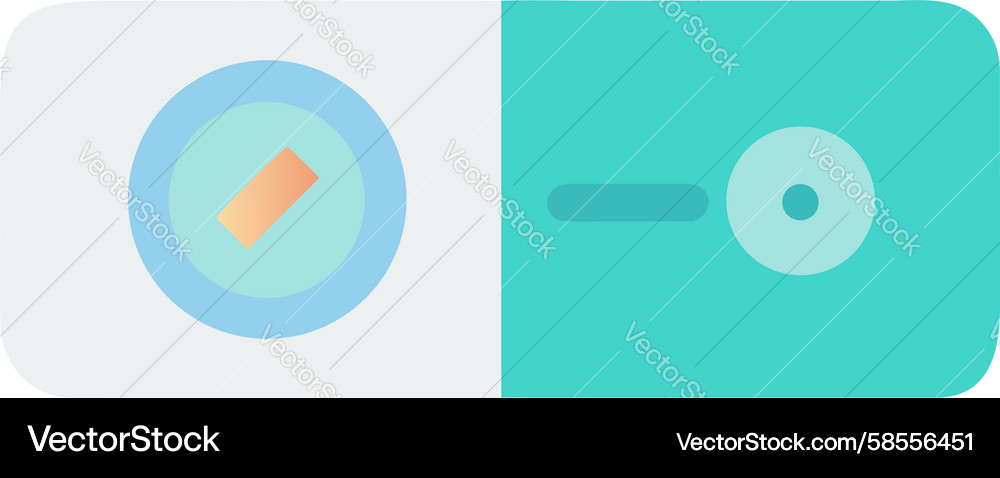 Moderne Winkelschalter Icon Vektorbild