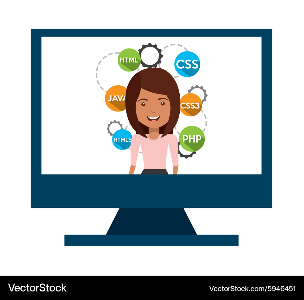 Programming language Vector Image