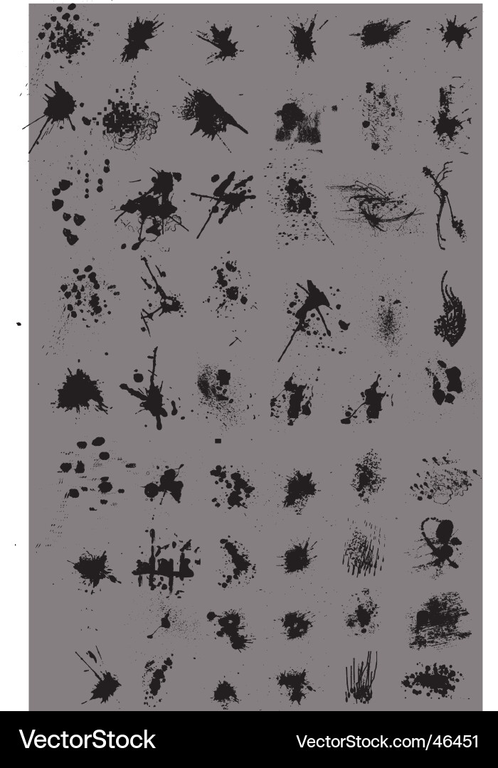 Splatter Splash Pattern vector image