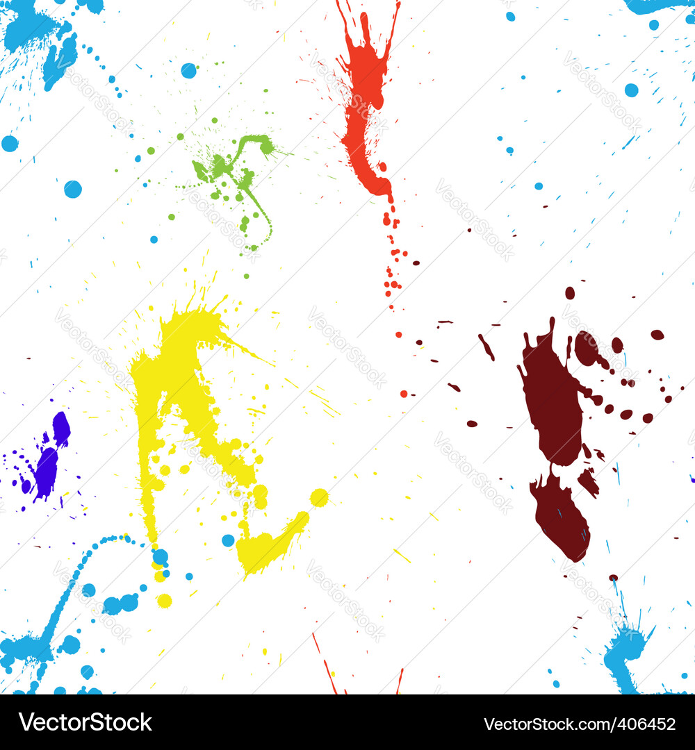 Abstract Paint Splatter Pattern Vector Image
