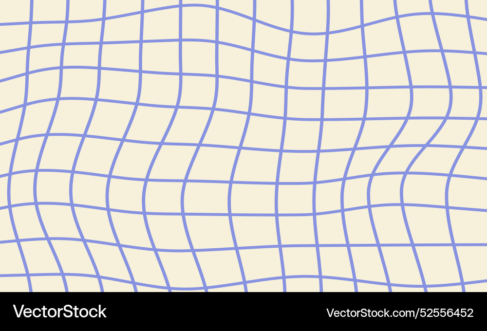 Abstract wavy grid pattern Abstract wavy grid pattern Vector Image