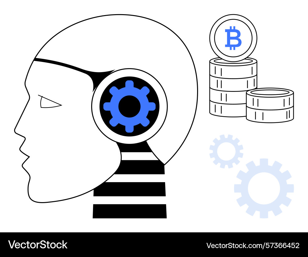 Artificial intelligence integration vector image