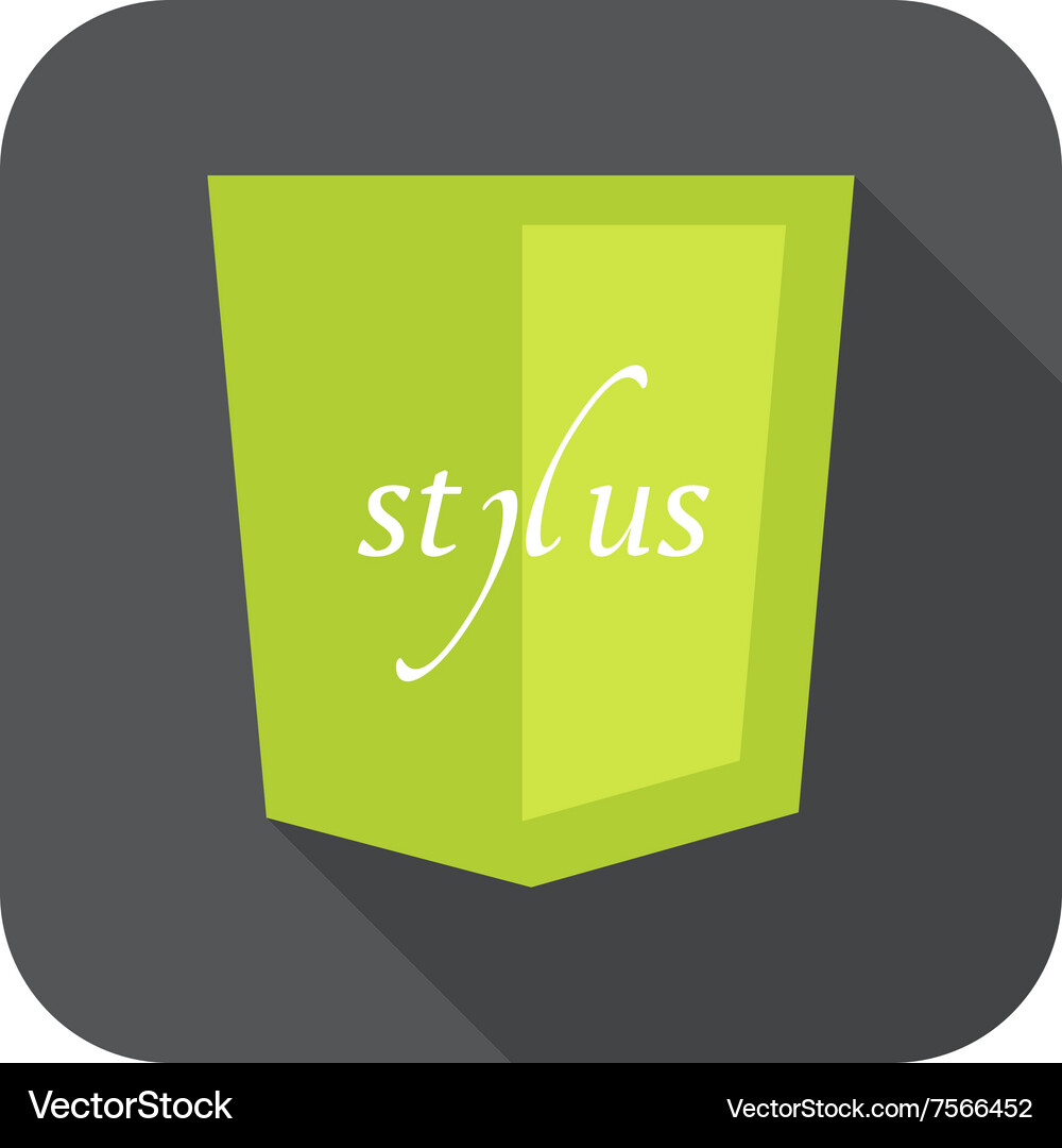 Light green shield with css Vector Image