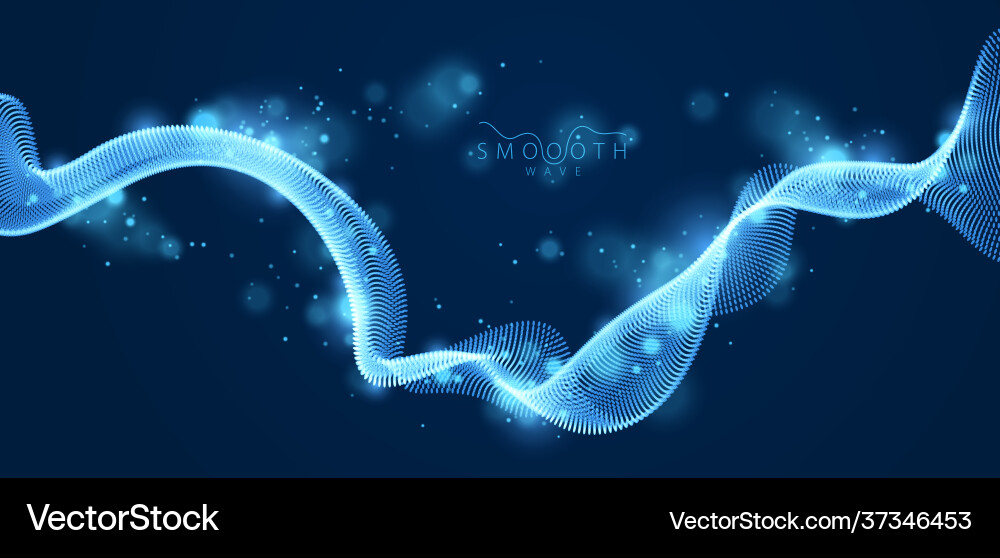 Abstract background with wave flowing Abstract background with wave flowing vector image