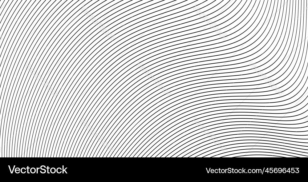 Dynamic Wave Lines Pattern vector image