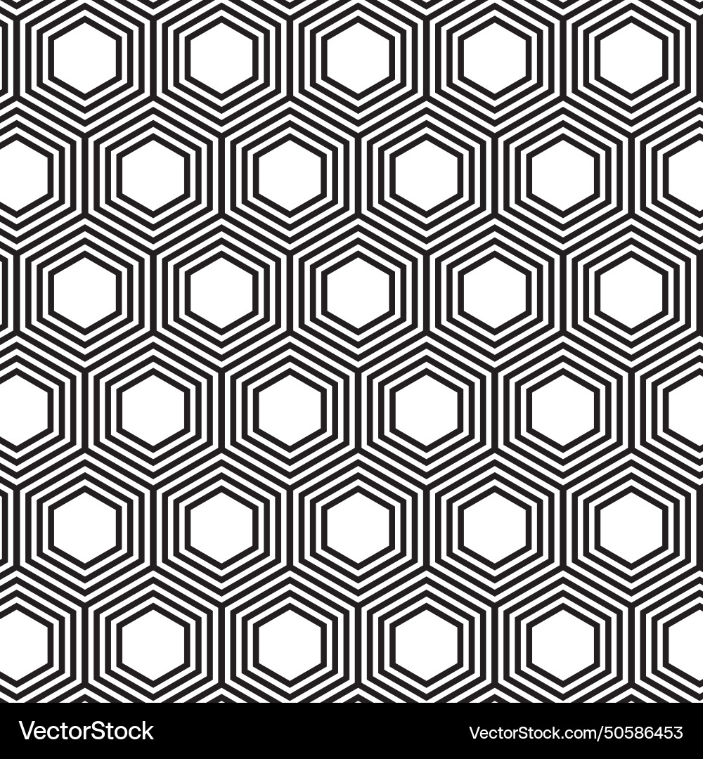 Hexagonal pattern background Vector Image