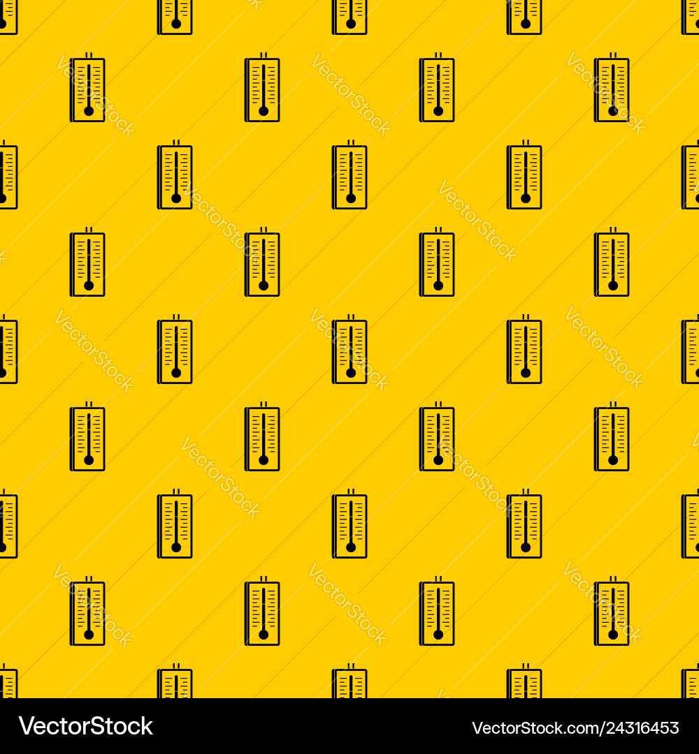 Thermometer pattern Thermometer pattern vector image