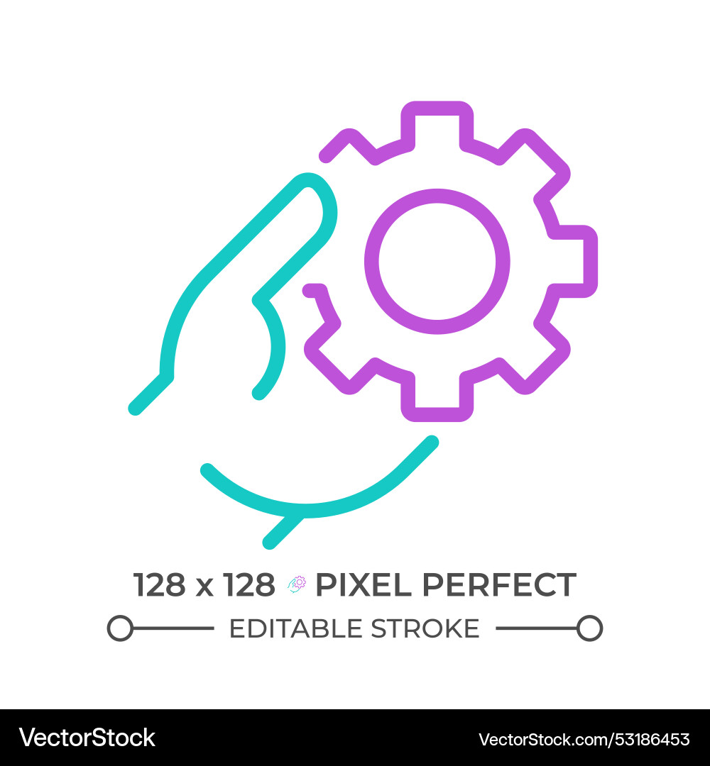 Workplace interaction optimization two color line Workplace interaction optimization two color line vector image