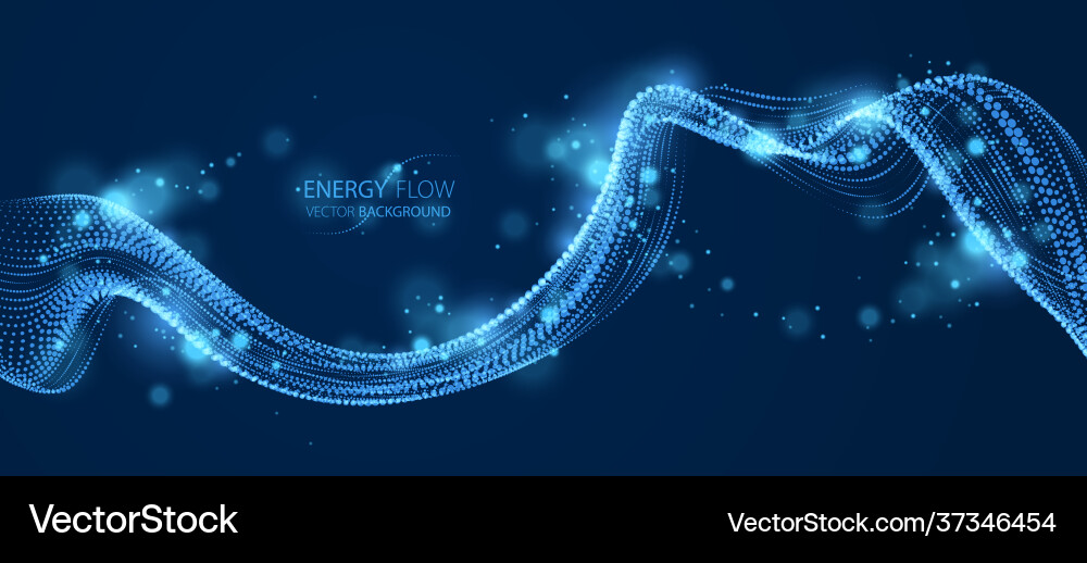 Abstract background with wave flowing Abstract background with wave flowing vector image