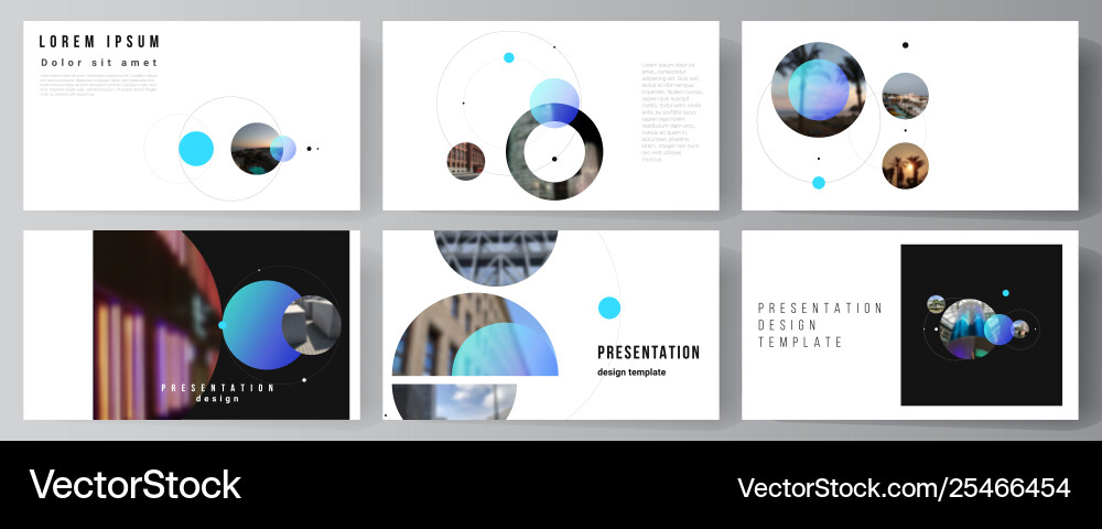 Minimalistic layout presentation Vector Image