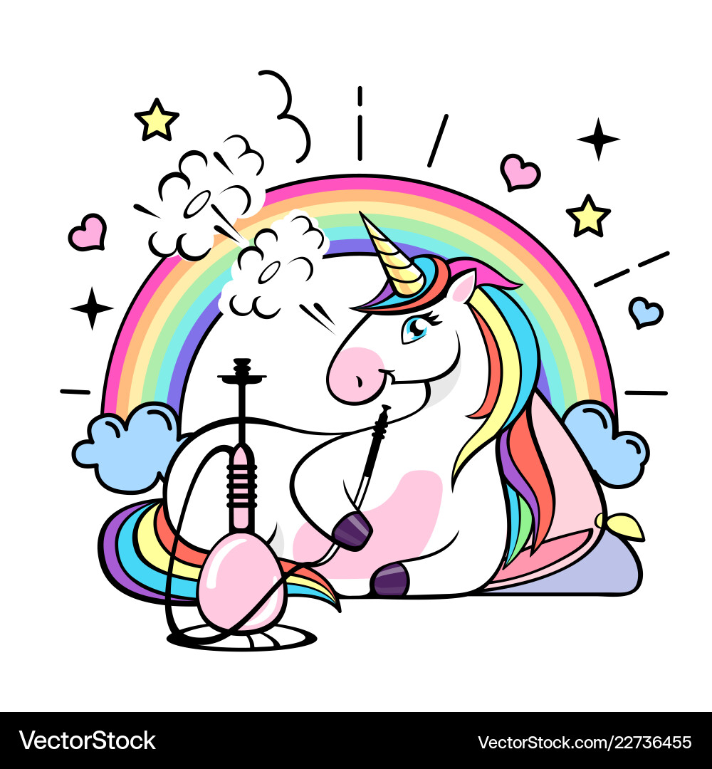 Fantasy Tier Pferd Einhorn mit Haken Fantasy Tier Pferd Einhorn mit Haken vektorbild