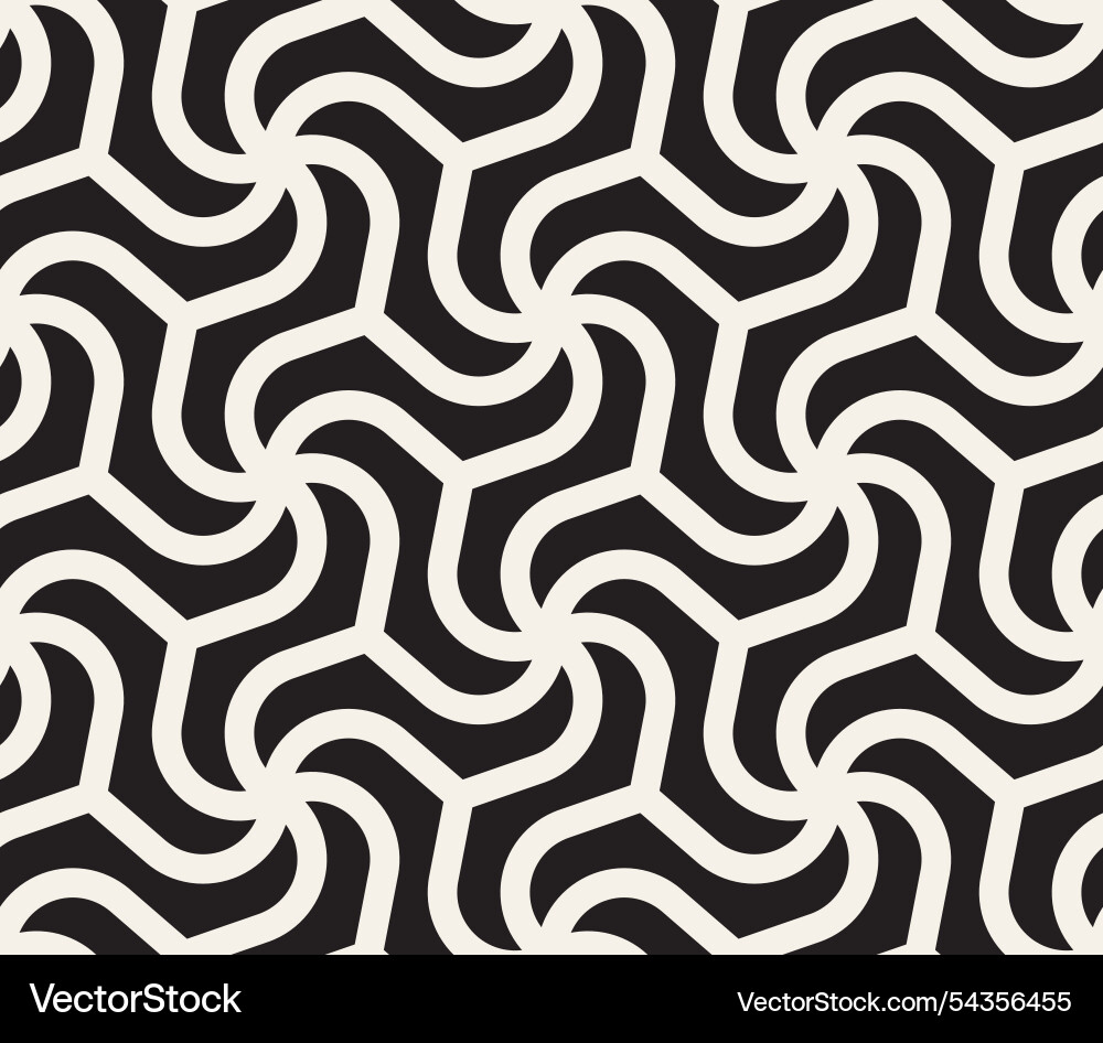 Seamless pattern repeating geometric elements Vector Image