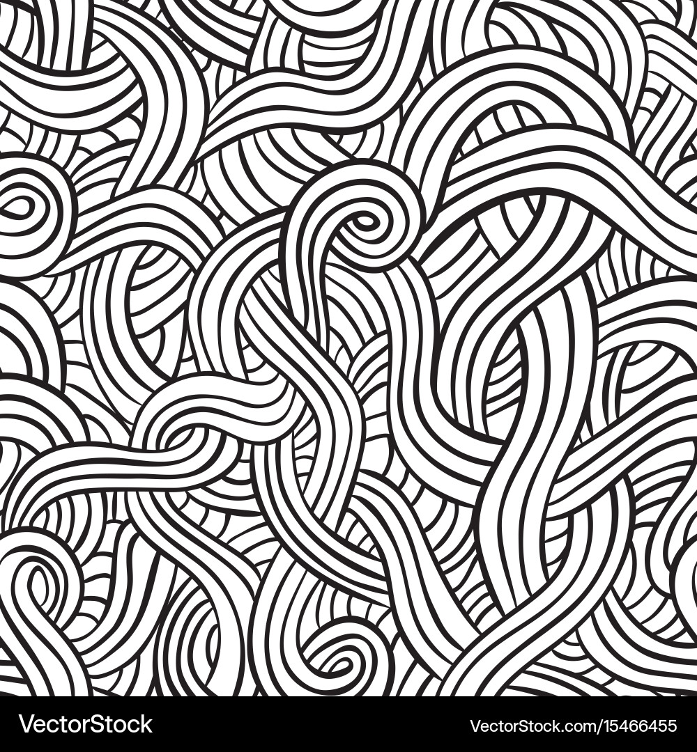 Wavy Line Pattern vector image