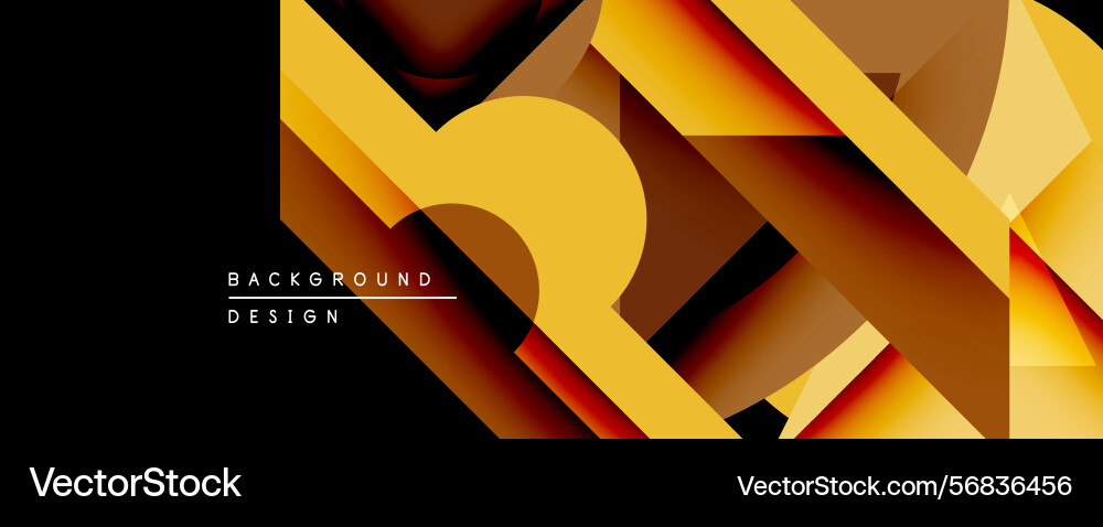 Abstract geometric design features overlapping Abstract geometric design features overlapping vector image