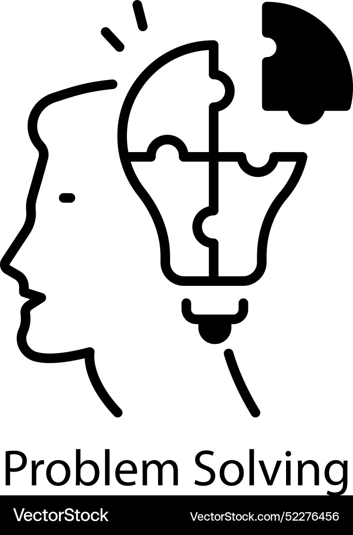 Problem solving Vector Image
