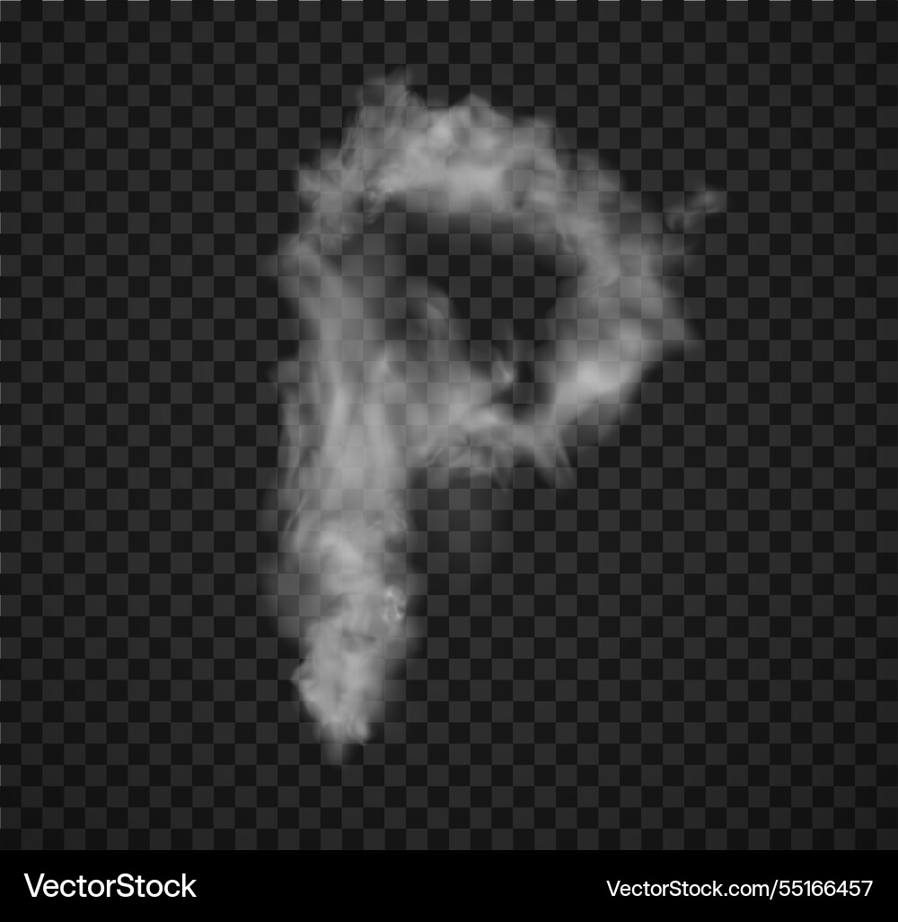 Alphabet von Nebel und Wolken Alphabet von Nebel und Wolken vektorbild