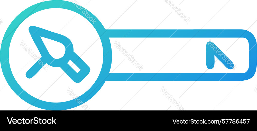 Navigation pin search icon location discovery vector image