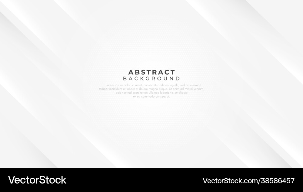 Shine White Background with Geometric Lines vector image