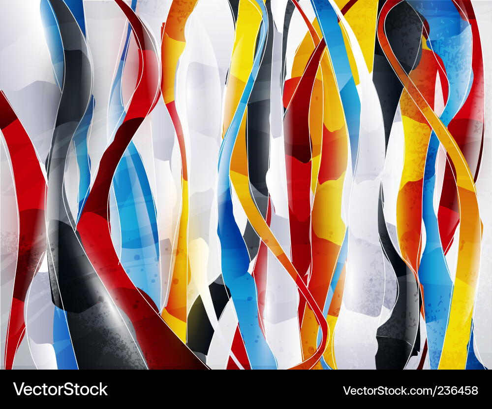 Dynamic Swirls Vector Image