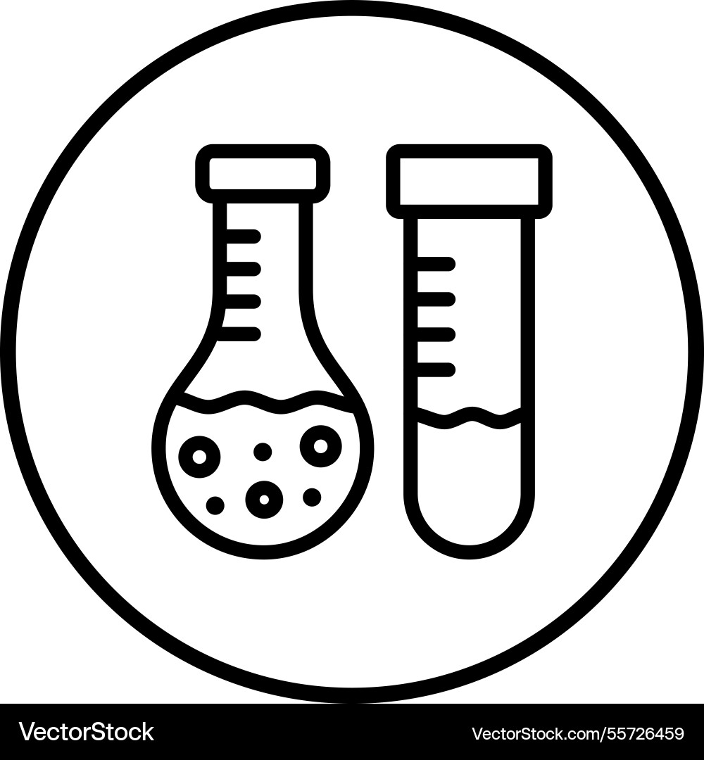 Lab test icon design Vector Image