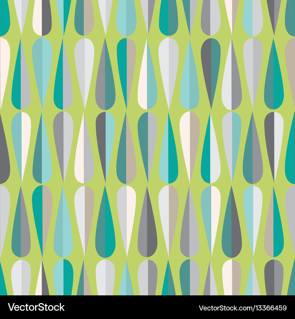 Retro Drops Pattern vector image