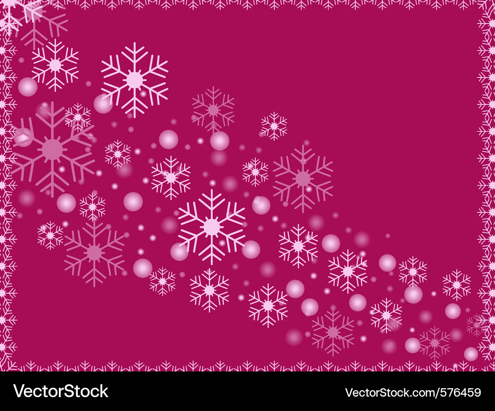 Snowflake background Vector Image