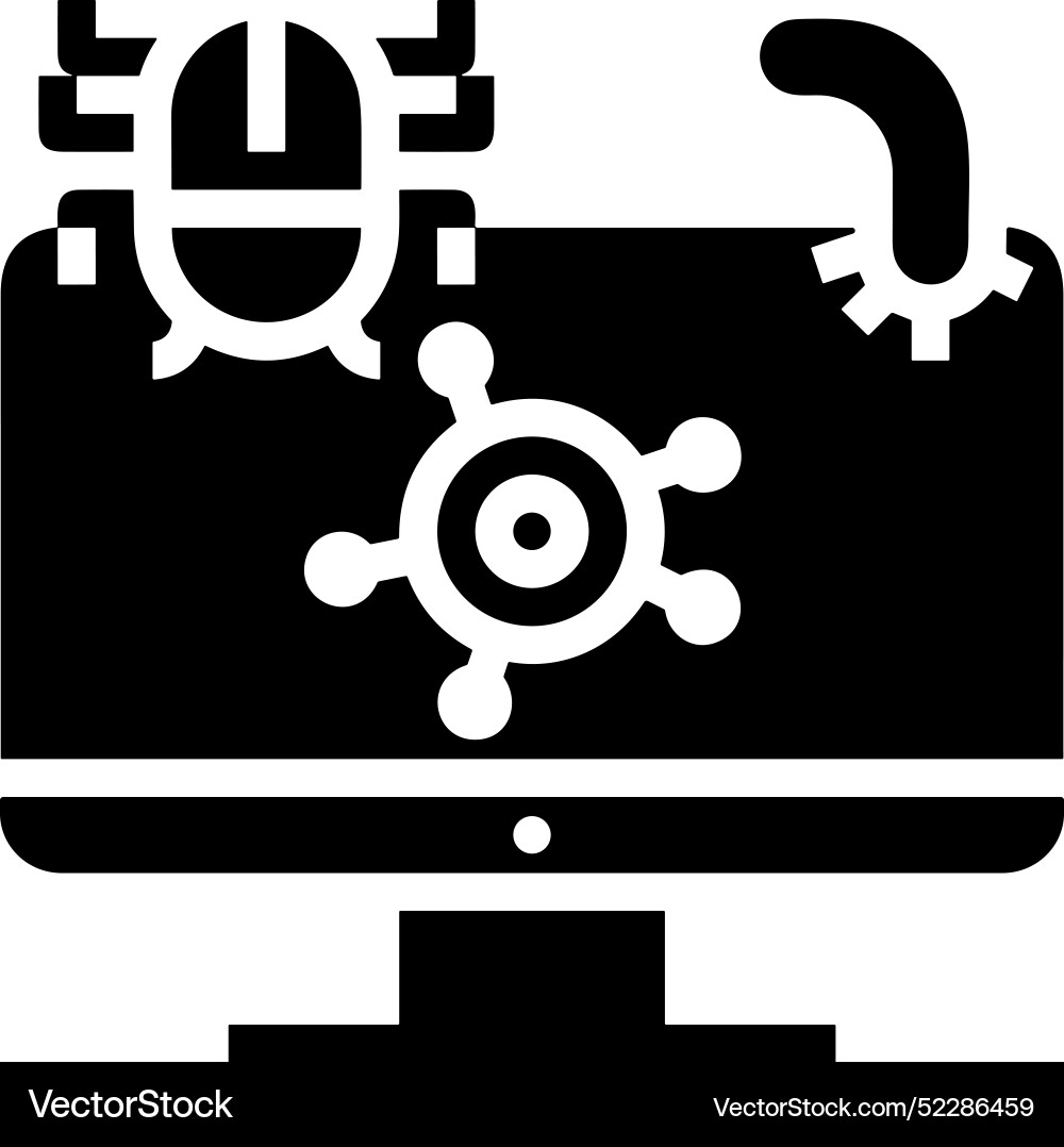 Technology and computer icon symbol image Technology and computer icon symbol image Vector Image